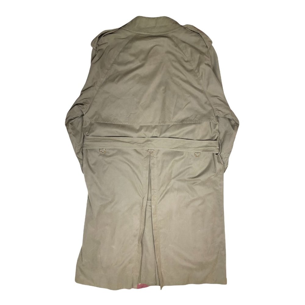 Vintage Burberry's Mens 42 Trench Coat Belted - Picture 4 of 12